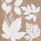 Leaves of Inspiration I Neutral by Studio Mousseau 12" x 12" Canvas Wall Art